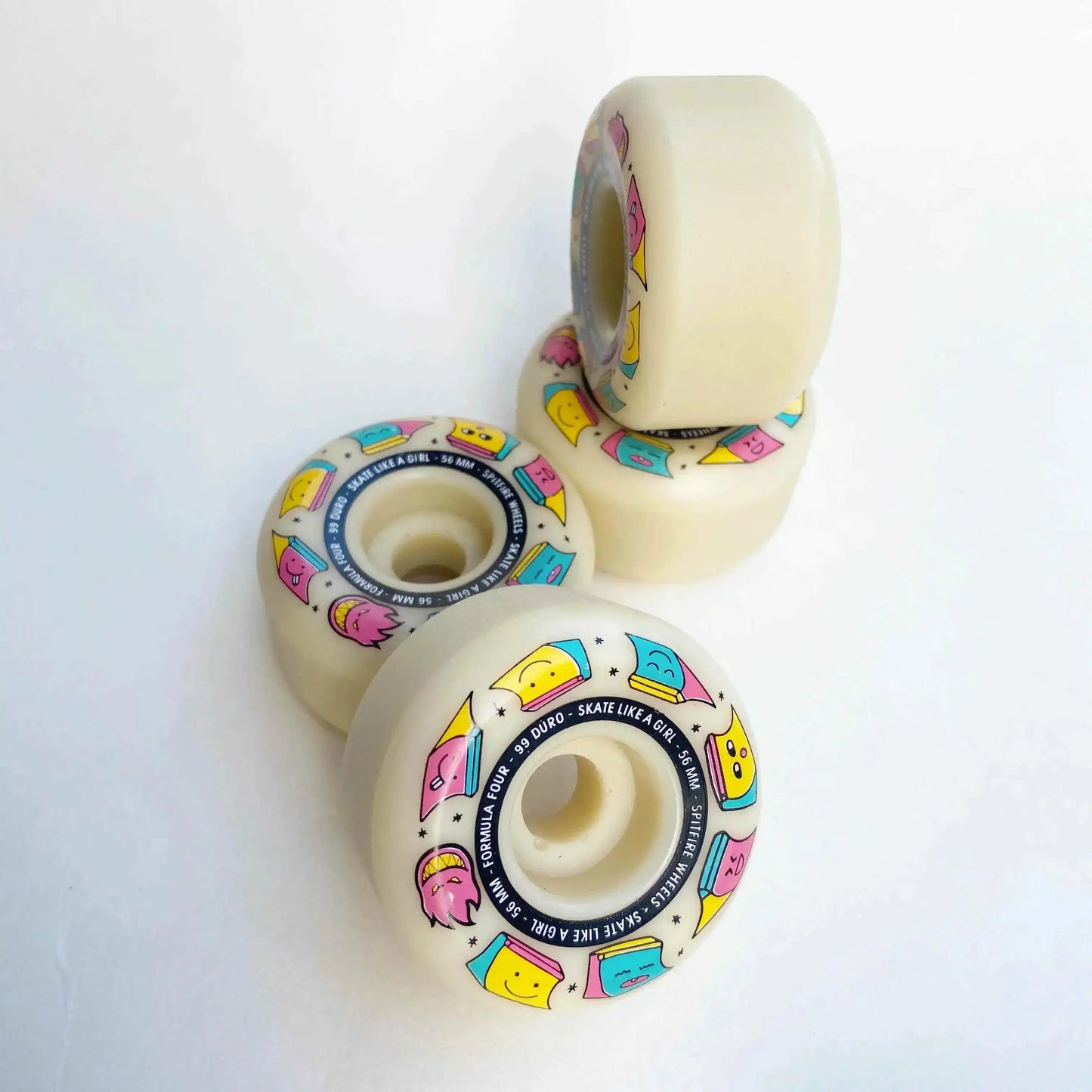 Spitfire wheels imported genuine Spitfire 52mm 101duro 53mm 54mm 56mm 99duro 80HD skateboard wheel for skateboard PowerGlide Motors & Accessories