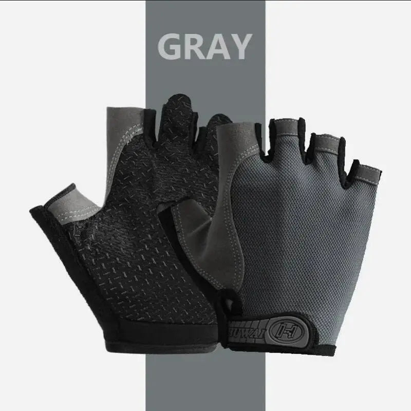 Gym Gloves Fingerless Gloves Anti-Slip Shock-Absorbing Breathable Gloves Sports Gloves for Training Lifting Weight Cycling PowerGlide Motors & Accessories