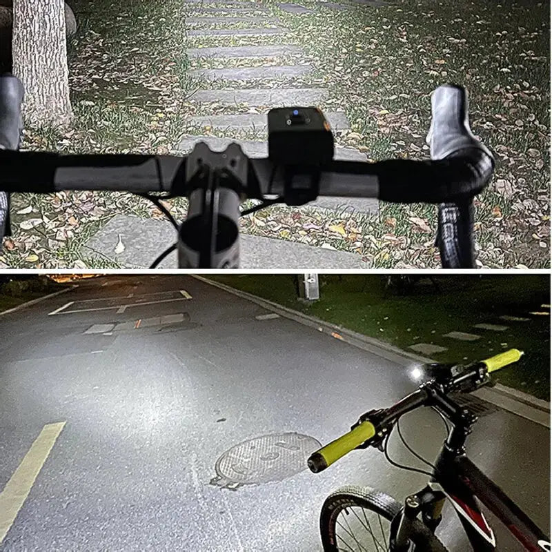 LED Bicycle Front Light Type-C Rechargeable Bicycle Headlight MTB Road Bike Headlamp Easy to Install Cycling Accessories PowerGlide Motors & Accessories