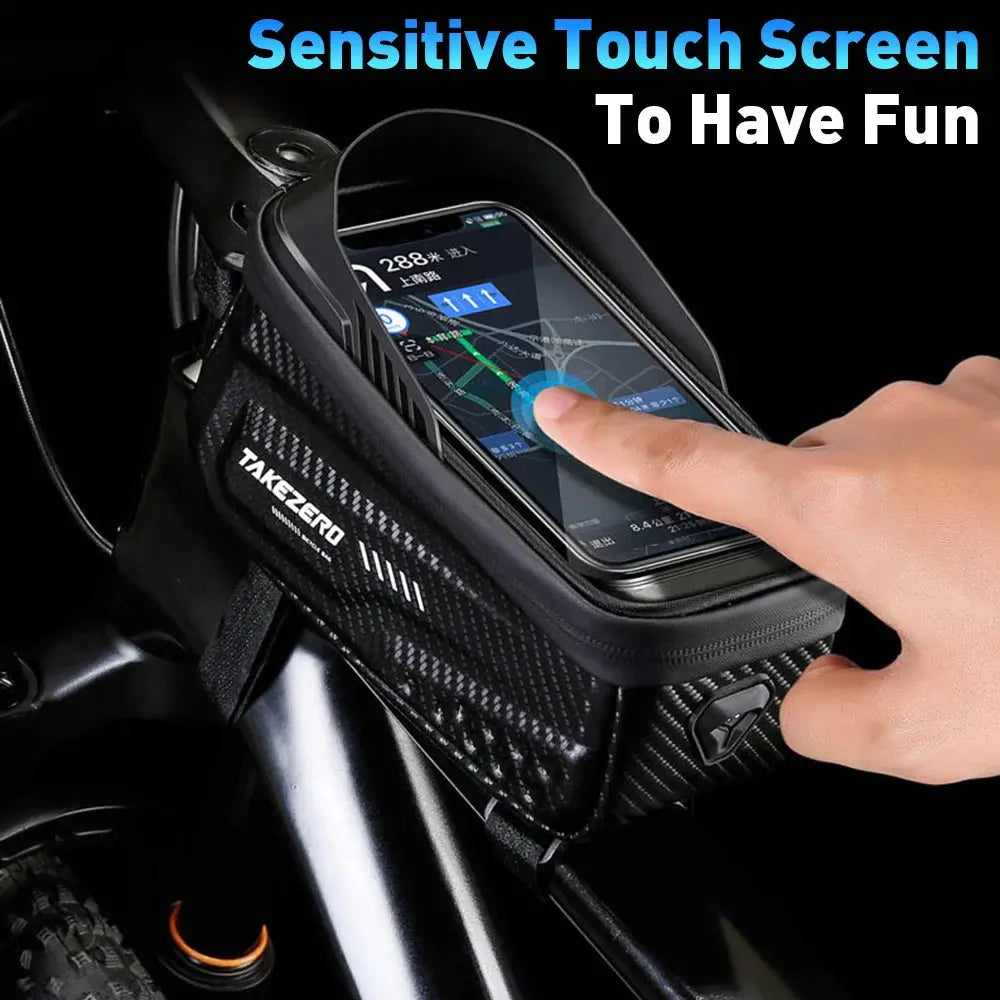 NEWBOLER Bicycle Bag Waterproof Touch Screen Cycling Bag Top Front Tube Frame MTB Road Bike Bag Phone Case Bike Accessories PowerGlide Motors & Accessories