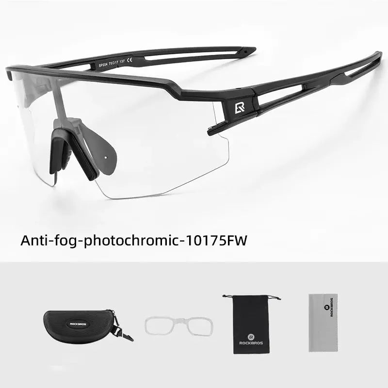 ROCKBROS Cycling Glasses Polarized UV400 Protection Bicycle Sunglasses Men Women Photochromic MTB Road Bicycle Goggles Eyewear PowerGlide Motors & Accessories