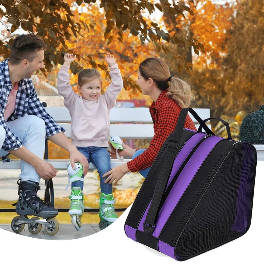 TINSOL New 1PC Portable Roller Skates Bag Ice Skating Bag Large Capacity Breathable Kids Inline Skates Bag Skates Storage Bag PowerGlide Motors & Accessories