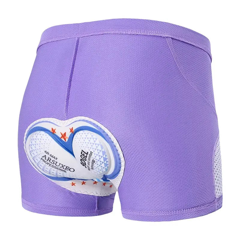 ARSUXEO Women's Cycling Underwear Cycling Shorts Bicycle MTB Shockproof Gel Padded Road Mountain Breathable Mesh Bike Underpants PowerGlide Motors & Accessories