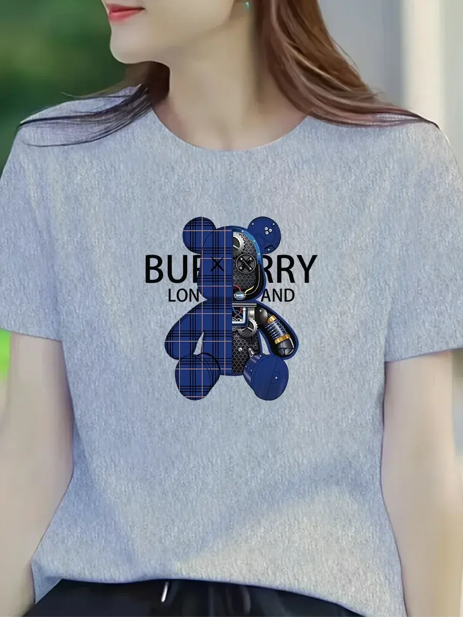 Summer women's casual T-shirt - Harajuku women's 21st-century designer style luxurious women's T-shirt - fashionable T-shirt PowerGlide Motors & Accessories