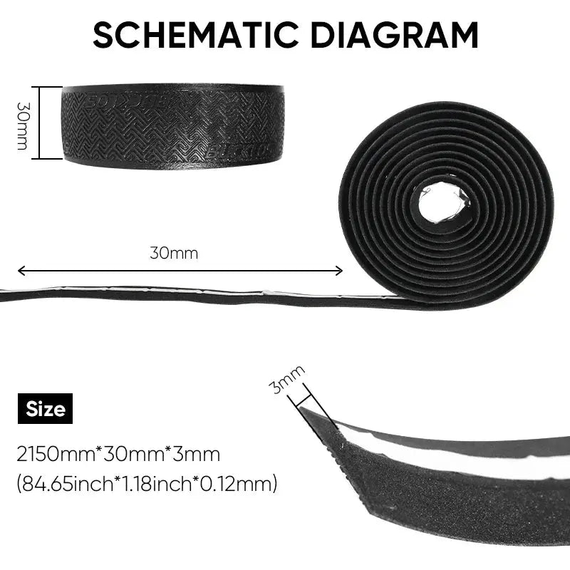 BUCKLOS Bicycle Handlebar Tapes Road Bicycle Handlebar Tape Anti-slip Waterproof Cycling Bar Wrap Road Bike Accessories PowerGlide Motors & Accessories