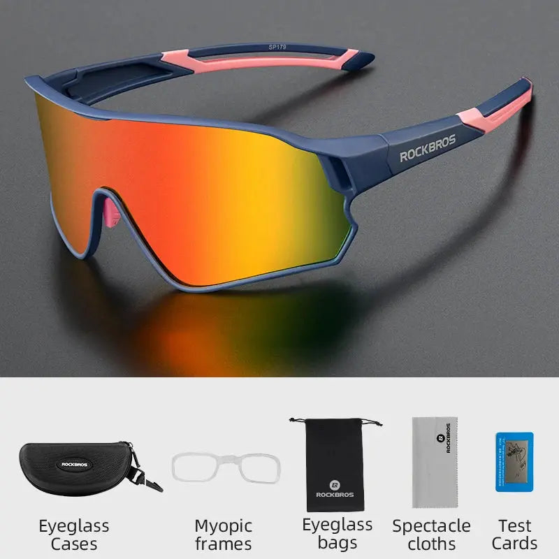 ROCKBROS Bike Glasses Polarized / Photochromic UV400 Sun Protection Sports Eyewear Bicycle Sunglasses MTB Road Cycling Glasses PowerGlide Motors & Accessories