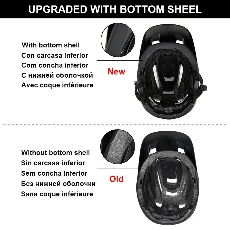 Dual-Sport Bike Helmet for Road & MTB – Lightweight Anti-Impact Protection, Men and Women Cycling Gear PowerGlide Motors & Accessories