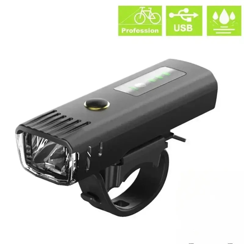 T6 LED Bike Front Light Bicycle Headlight Rechargeable Bright MTB Road Bike Head Lamp LED Cycling Flashlight for Night Riding PowerGlide Motors & Accessories