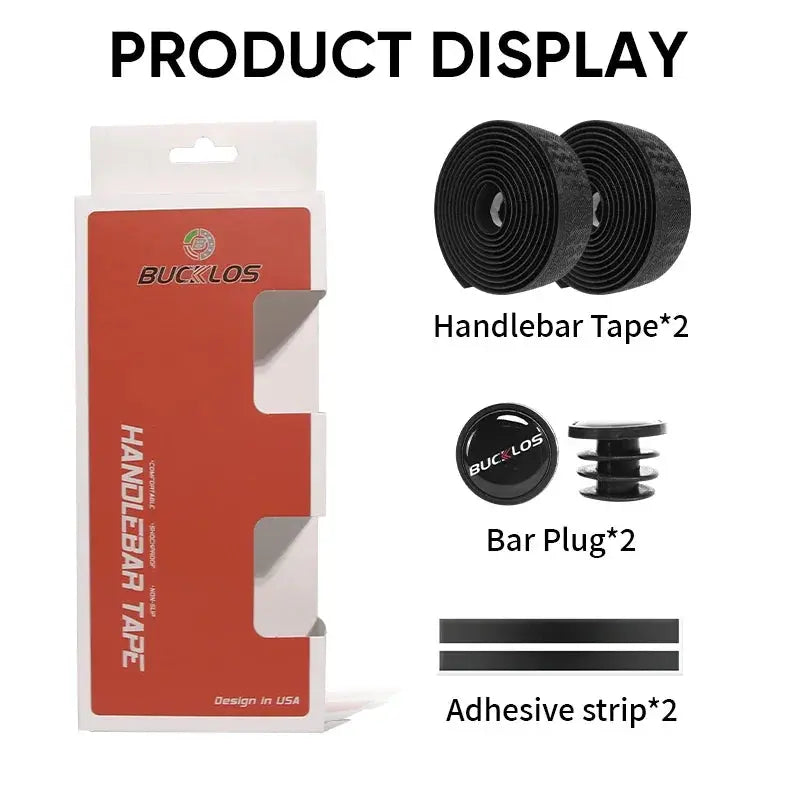 BUCKLOS Bicycle Handlebar Tapes Road Bicycle Handlebar Tape Anti-slip Waterproof Cycling Bar Wrap Road Bike Accessories PowerGlide Motors & Accessories