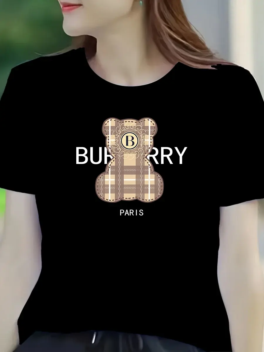 Summer women's casual T-shirt - Harajuku women's 21st-century designer style luxurious women's T-shirt - fashionable T-shirt PowerGlide Motors & Accessories