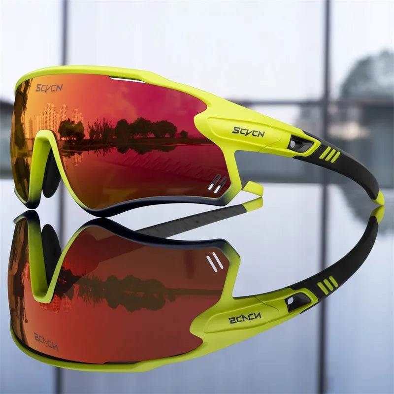 Polarized 3 Lens Men Women Fashion Cycling Fishing Sport Sunglasses 2025 MTB Road Bike Eyewear Motocross Goggles Bicycle Glasses