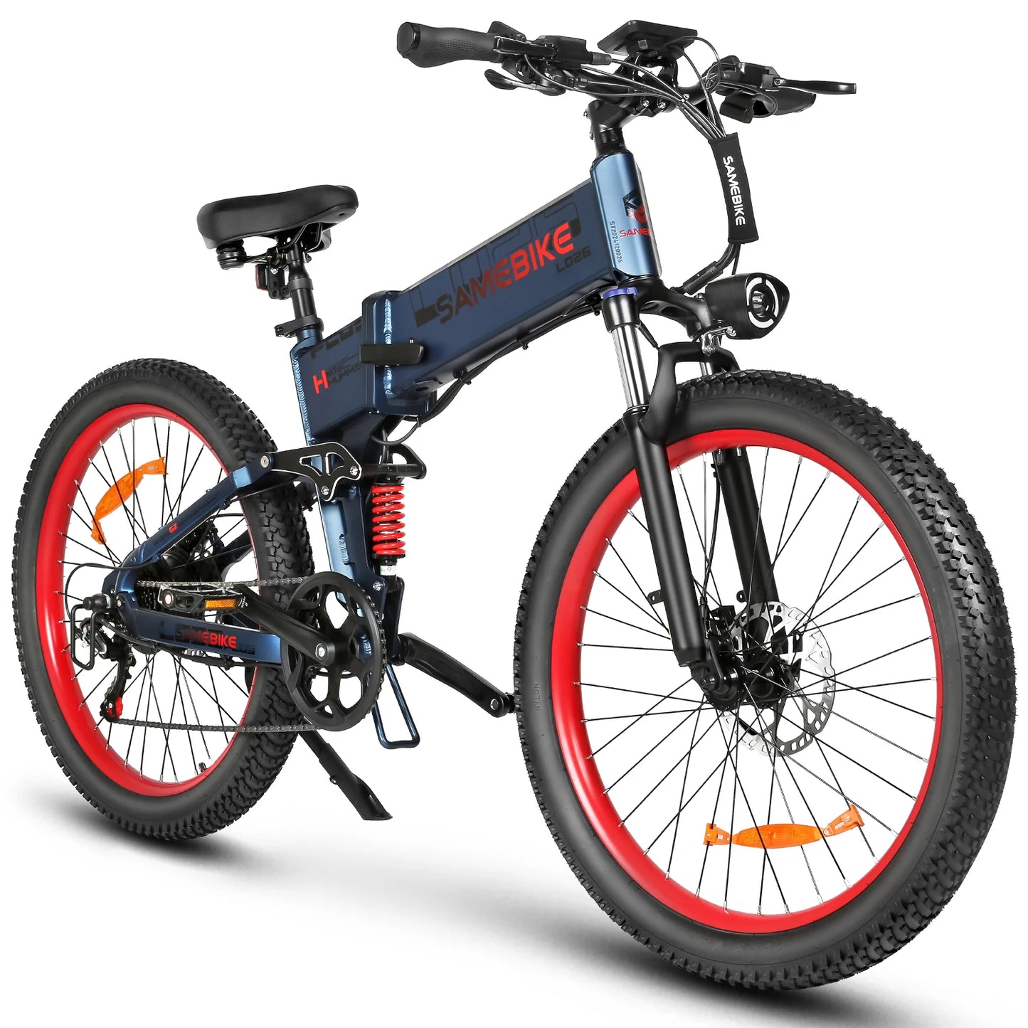 SAMEBIKE LO26 Plus Folding Electric Bicycle 1000W 48V15AH Hydraulic Brake Adult Electric Bike 26*3.0Inch Fat Tire Mountain Ebike