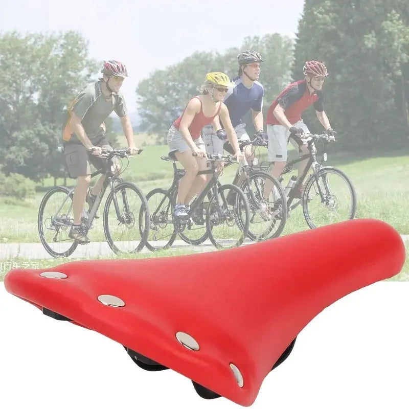 High Quality Road Bike Soft Seat Shockproof Waterproof Saddle Bicycle Accessory(White) PowerGlide Motors & Accessories