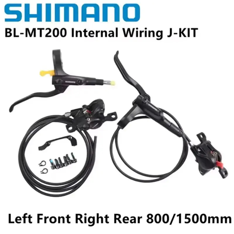 Shimano MT200 Brake BL BR MTB E-bike Hydraulic Disc Brake Bicycle Electric Bike Brake Left Front Right Rear Brake PowerGlide Motors & Accessories