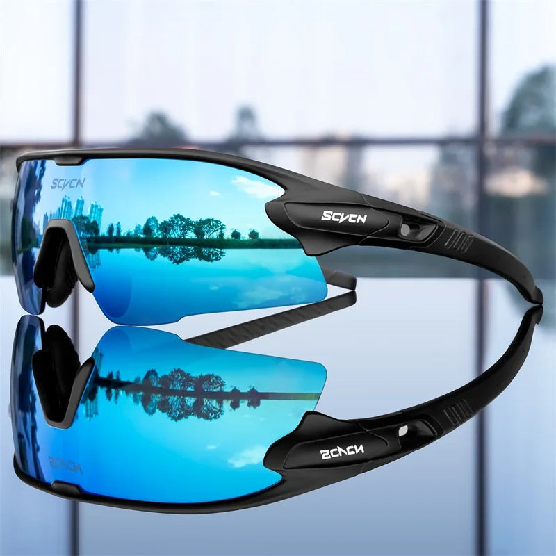 Polarized 3 Lens Men Women Cycling Fishing Sport Glasses Road Bike Racing Goggles Bicycle Running Driving Sunglasses MTB Eyewear
