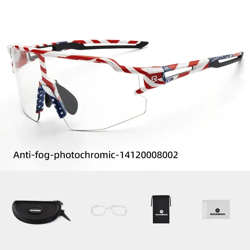 ROCKBROS Cycling Glasses Polarized UV400 Protection Bicycle Sunglasses Men Women Photochromic MTB Road Bicycle Goggles Eyewear PowerGlide Motors & Accessories