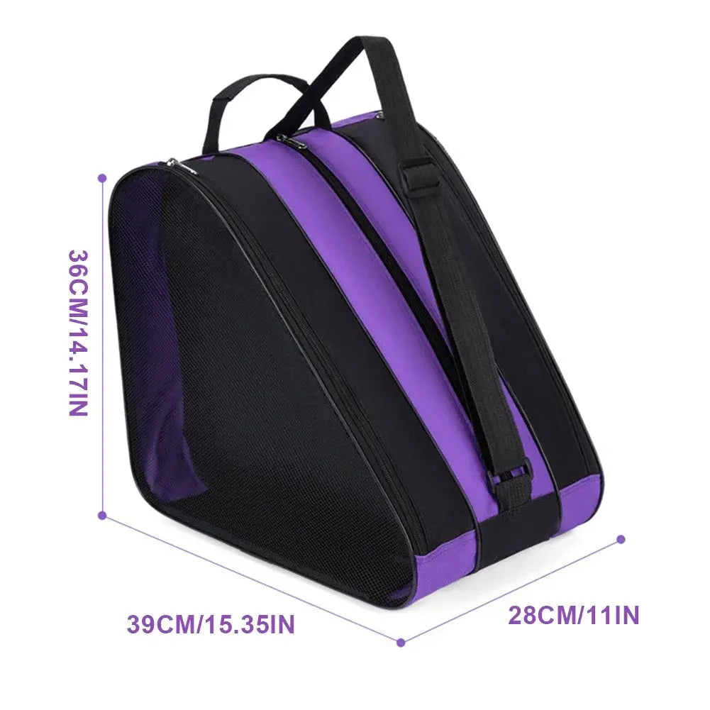 TINSOL New 1PC Portable Roller Skates Bag Ice Skating Bag Large Capacity Breathable Kids Inline Skates Bag Skates Storage Bag PowerGlide Motors & Accessories