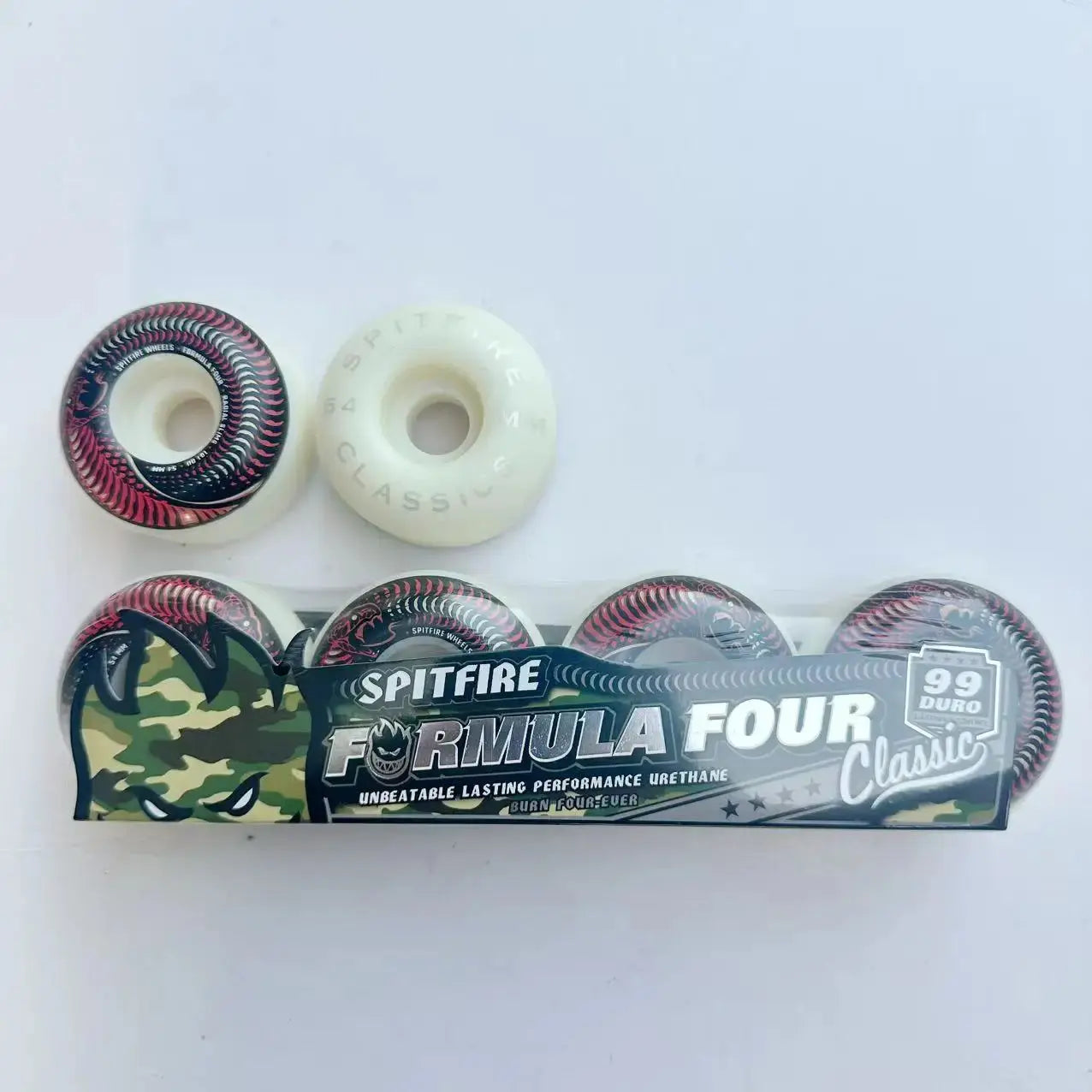 Spitfire wheels imported genuine Spitfire 52mm 101duro 53mm 54mm 56mm 99duro 80HD skateboard wheel for skateboard PowerGlide Motors & Accessories