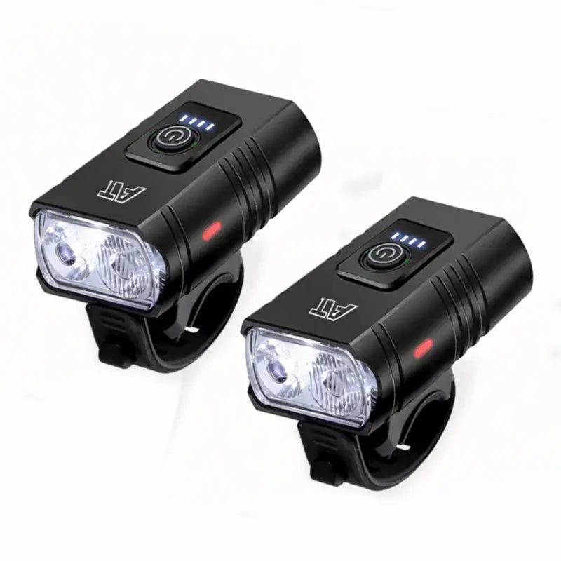 LED Bicycle Front Light Type-C Rechargeable Bicycle Headlight MTB Road Bike Headlamp Easy to Install Cycling Accessories PowerGlide Motors & Accessories