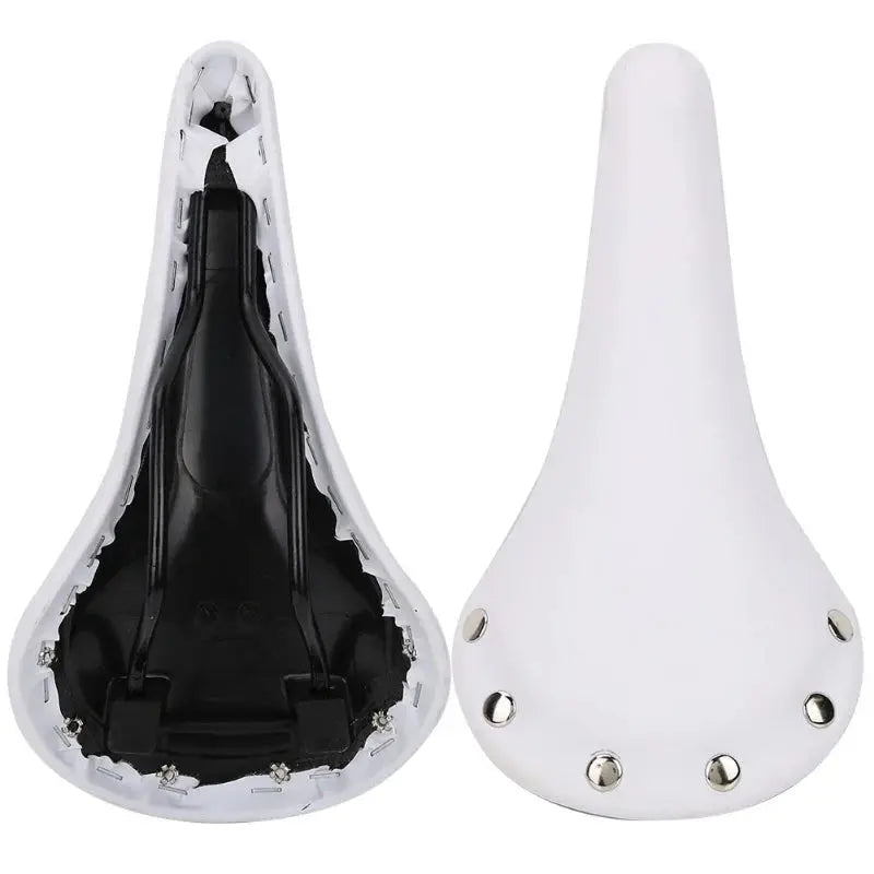 High Quality Road Bike Soft Seat Shockproof Waterproof Saddle Bicycle Accessory(White) PowerGlide Motors & Accessories