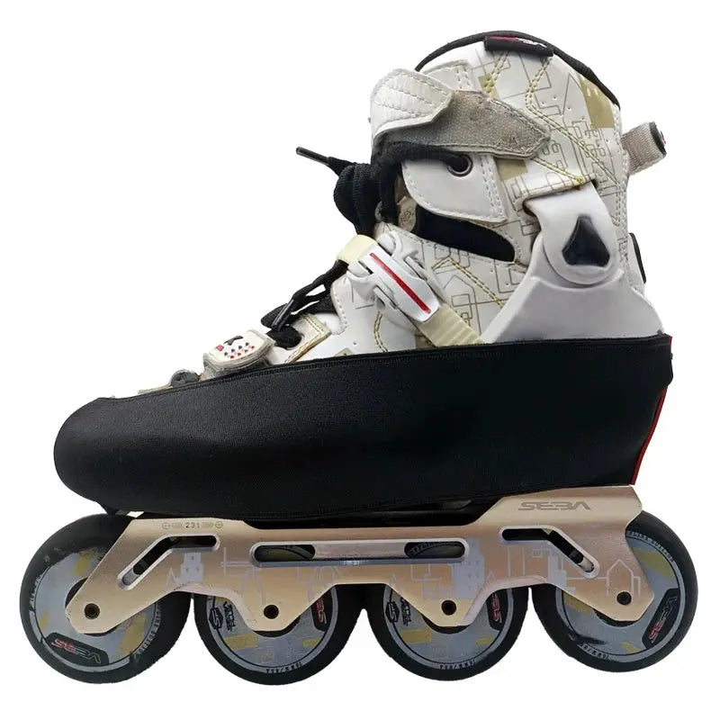 1Pairs Anti-scratch Roller Skate Covers Upper Protectors Thicken Double Layer Elastic Pro Inline Skate Boot Cover PowerGlide Motors & Accessories