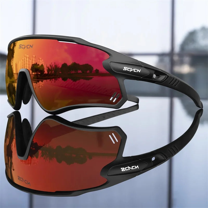 Polarized 3 Lens Men Women Cycling Fishing Sport Glasses Road Bike Racing Goggles Bicycle Running Driving Sunglasses MTB Eyewear