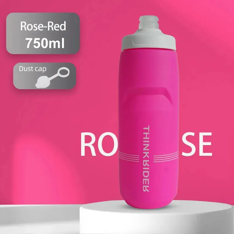 ThinkRider 620ml/750ml Bicycle Bottle MTB Road Bike Water Bottle Outdoor Sports Plastic Portable Large Capacity Drink Cycling PowerGlide Motors & Accessories
