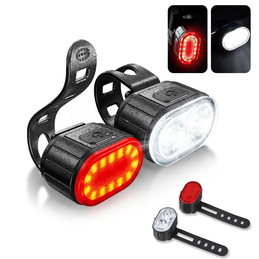 T6 LED Bike Front Light Bicycle Headlight Rechargeable Bright MTB Road Bike Head Lamp LED Cycling Flashlight for Night Riding PowerGlide Motors & Accessories