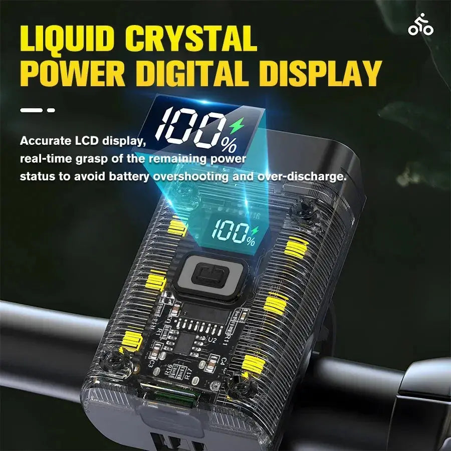 T6 LED Bike Front Light Bicycle Headlight Rechargeable Bright MTB Road Bike Head Lamp LED Cycling Flashlight for Night Riding PowerGlide Motors & Accessories