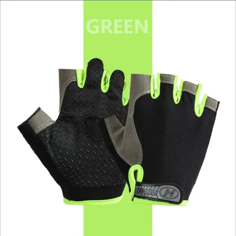 Gym Gloves Fingerless Gloves Anti-Slip Shock-Absorbing Breathable Gloves Sports Gloves for Training Lifting Weight Cycling PowerGlide Motors & Accessories
