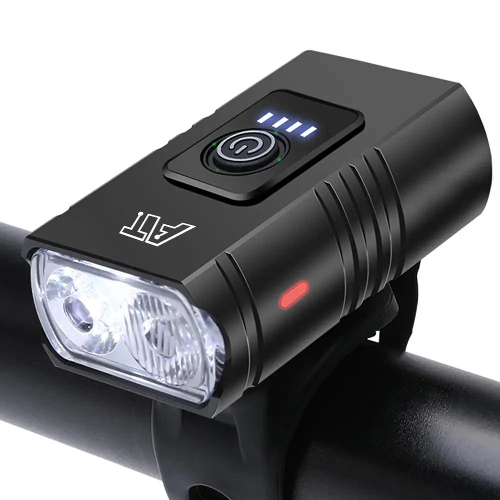 LED Bicycle Front Light Type-C Rechargeable Bicycle Headlight MTB Road Bike Headlamp Easy to Install Cycling Accessories PowerGlide Motors & Accessories