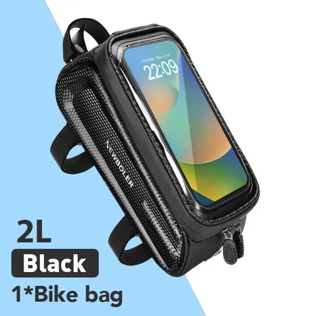 NEWBOLER Bicycle Bag Waterproof Touch Screen Cycling Bag Top Front Tube Frame MTB Road Bike Bag Phone Case Bike Accessories PowerGlide Motors & Accessories