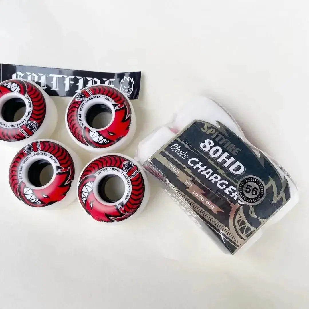 Spitfire wheels imported genuine Spitfire 52mm 101duro 53mm 54mm 56mm 99duro 80HD skateboard wheel for skateboard PowerGlide Motors & Accessories
