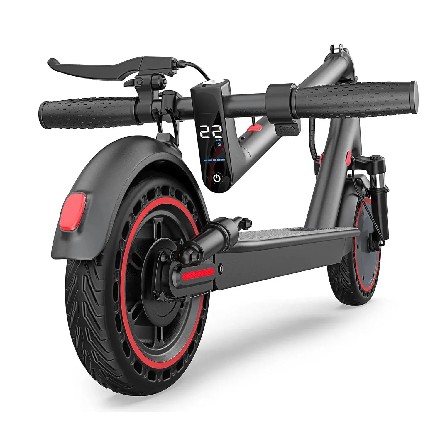 10”Honeycomb Tires Electric Scooter 48V 10.5Ah Battery 22MPH Max Speed 22Miles Max Range Dual Braking & Suspension APP Control PowerGlide Motors & Accessories