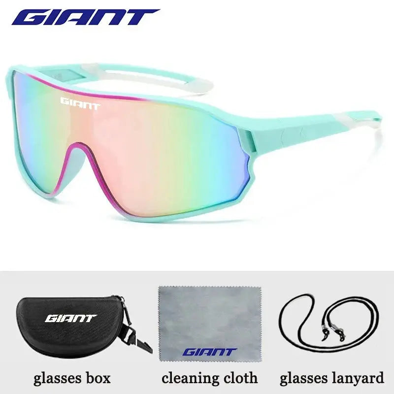 Giant cycling HD vision anti sweat and anti fog cycling glasses  men's and women's sunglasses, outdoor sports with case PowerGlide Motors & Accessories