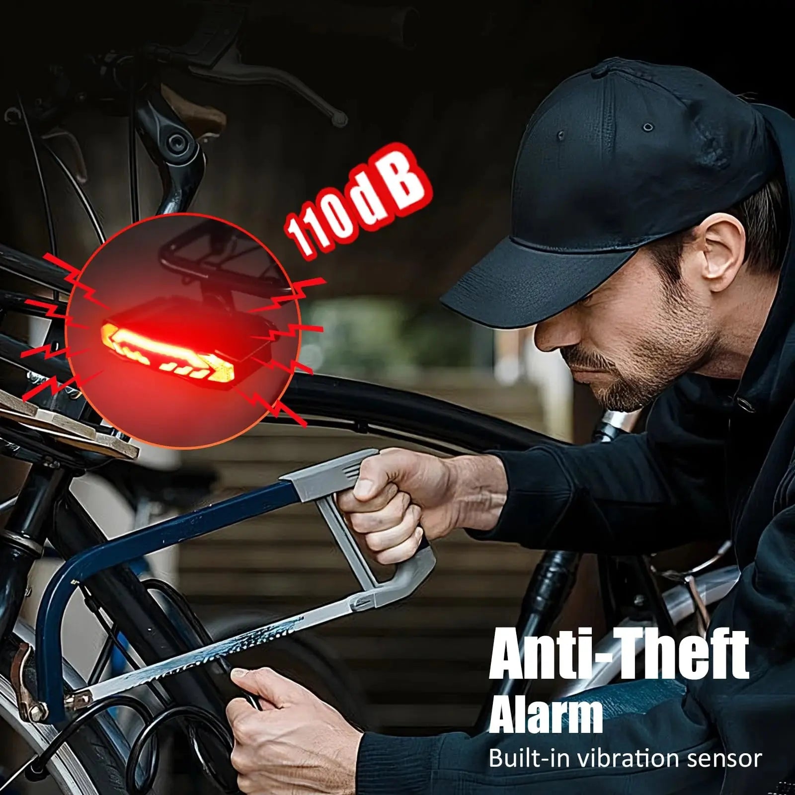 Rockbye Smart Bike Light Wireless Remote Control Bicycle Tail Light MTB Road Laser Turn Signal Cycling Lamp USB LED Rear Light PowerGlide Motors & Accessories