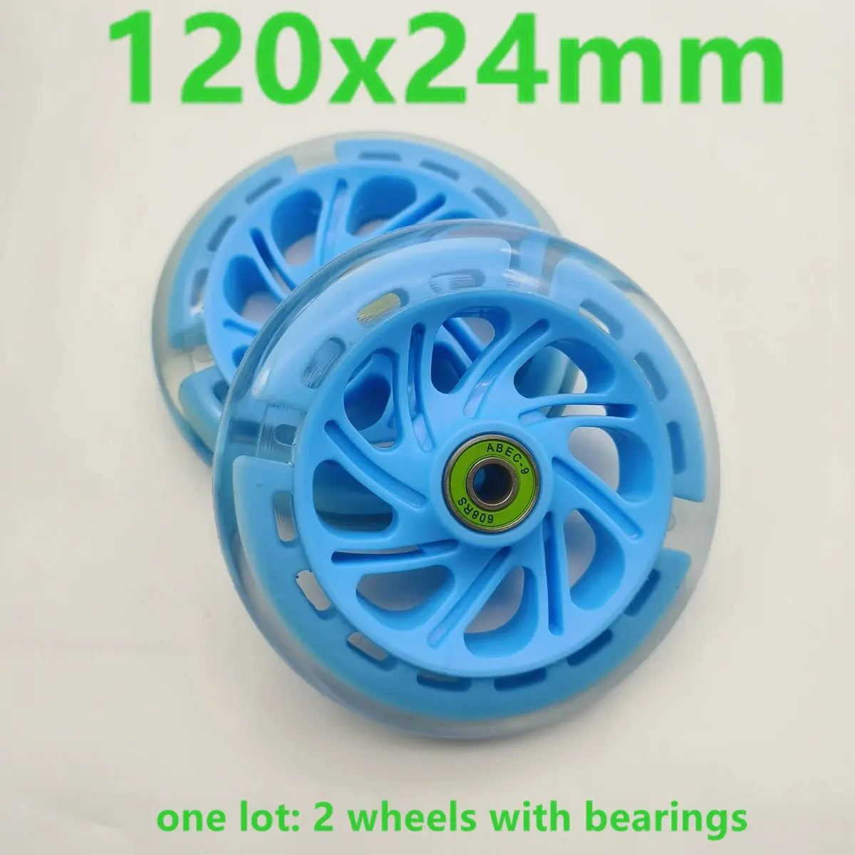 children scooter wheel flashing lighting wheel 80MM 100mm 120mm PU wheel for children scooter PowerGlide Motors & Accessories