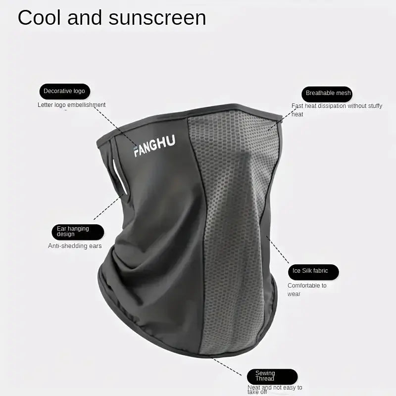 Cycling Masks Headwear Bandana Head Wrap Face Scarf Mask Neck Balaclava Breathable Light Cool Wind  Outdoor Hiking Ice Silk Mask PowerGlide Motors & Accessories