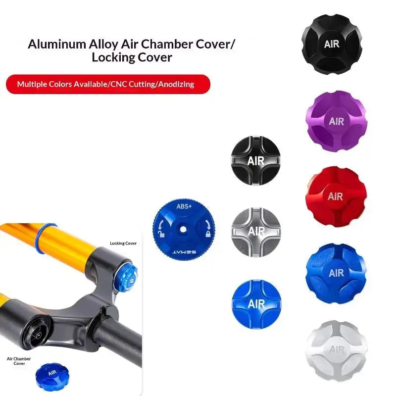 New  New Bicycle Suspension Fork Cap Parts Manual Cover Aluminum Alloy Bike Air Cap Fork Protector For Mountain Bike PowerGlide Motors & Accessories
