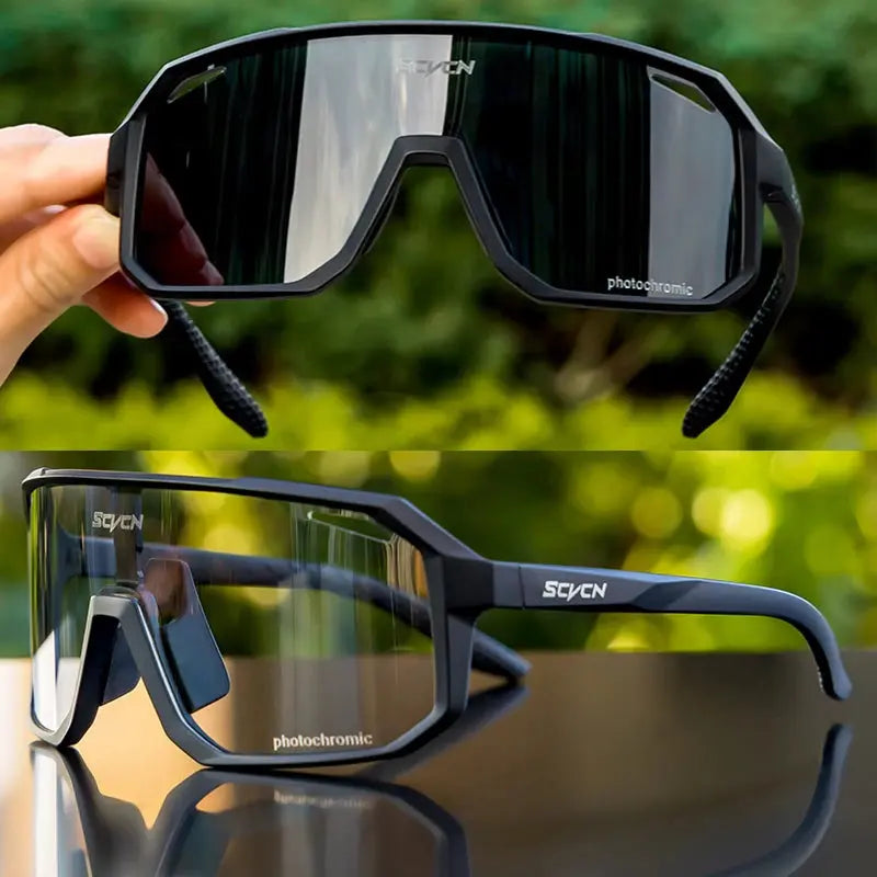 Photochromic Men's UV400 Cycling Sunglasses Women Sports Running Eyewear for Men Glasses Road Mountain Bike Bicycle Goggles PowerGlide Motors & Accessories