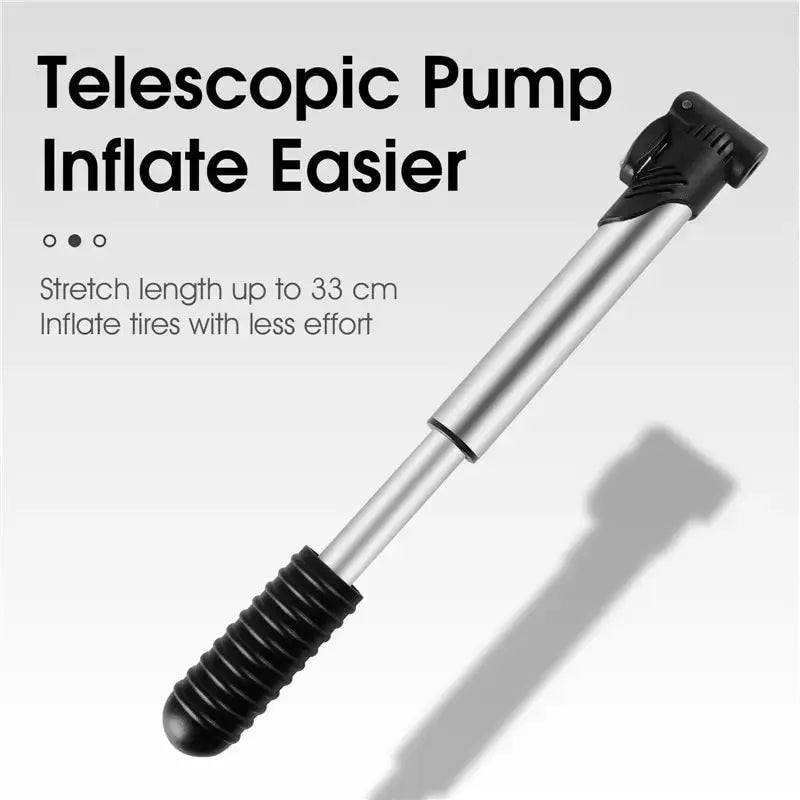 WEST BIKING Portable Mini Bicycle Pump Cycling Hand Air Pump Ball Tire Inflator Schrader Presta Valve MTB Road Bike Accessories PowerGlide Motors & Accessories