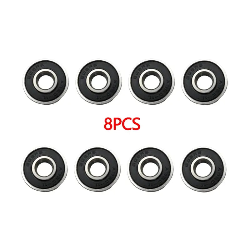 8PCS ABEC-11 high-speed bearing 608RS is suitable for skateboard long board inline roller skates, ice skates, and low-noise PowerGlide Motors & Accessories