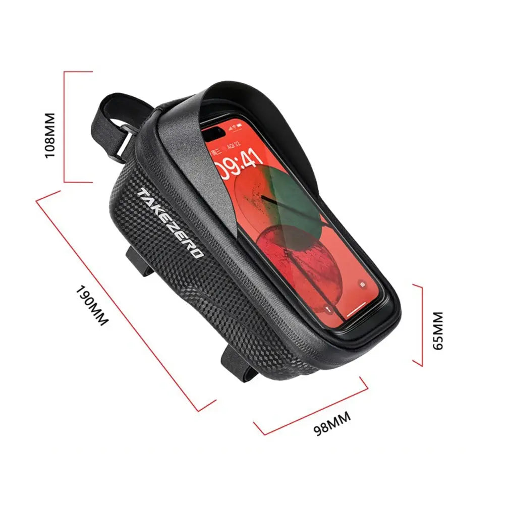 Bicycle Bag 1L Frame Front Top Tube Bike Bag Handlebar Mtb Touch Screen Cycling Bag Phone Holder Case Bicycle Accessories PowerGlide Motors & Accessories