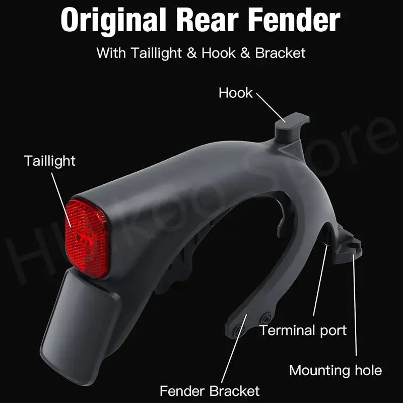 Original Mudguard for Ninebot By Segway Max G2 G65 Electric Scooter Rear Fender With Taillight Kickscooter Accessories PowerGlide Motors & Accessories