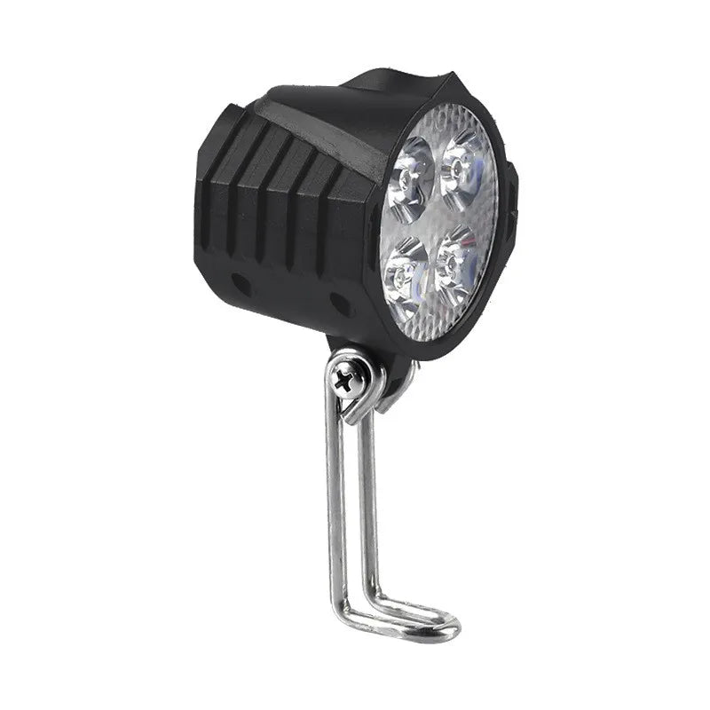 NEW E-Bike 12V 24V 36V 48V 60V 72V Electric Bicycle Light with Horn Waterproof IPX4 Headlight Horn Set Front Headlight Horn Set PowerGlide Motors & Accessories