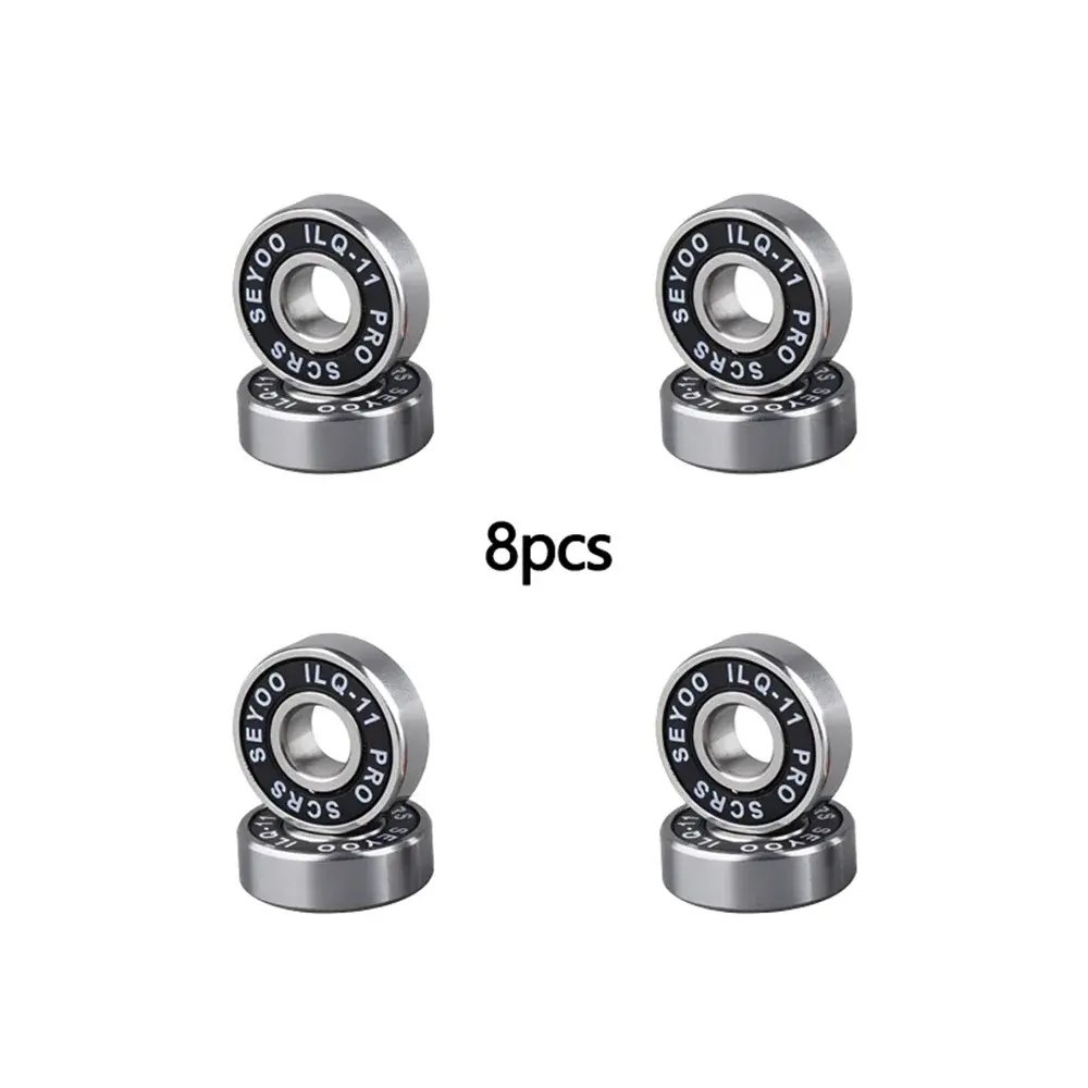 8PC bearings ILQ-11 high-speed bearings are suitable forskateboard long board inline roller skates and ice skates with low noise PowerGlide Motors & Accessories