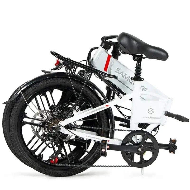 Samebike Electric Bike 350W Brushless Motor 48V10.4AH Battery Electric Bicycle 20-inch Tire Aluminum Alloy Folding Frame E Bike