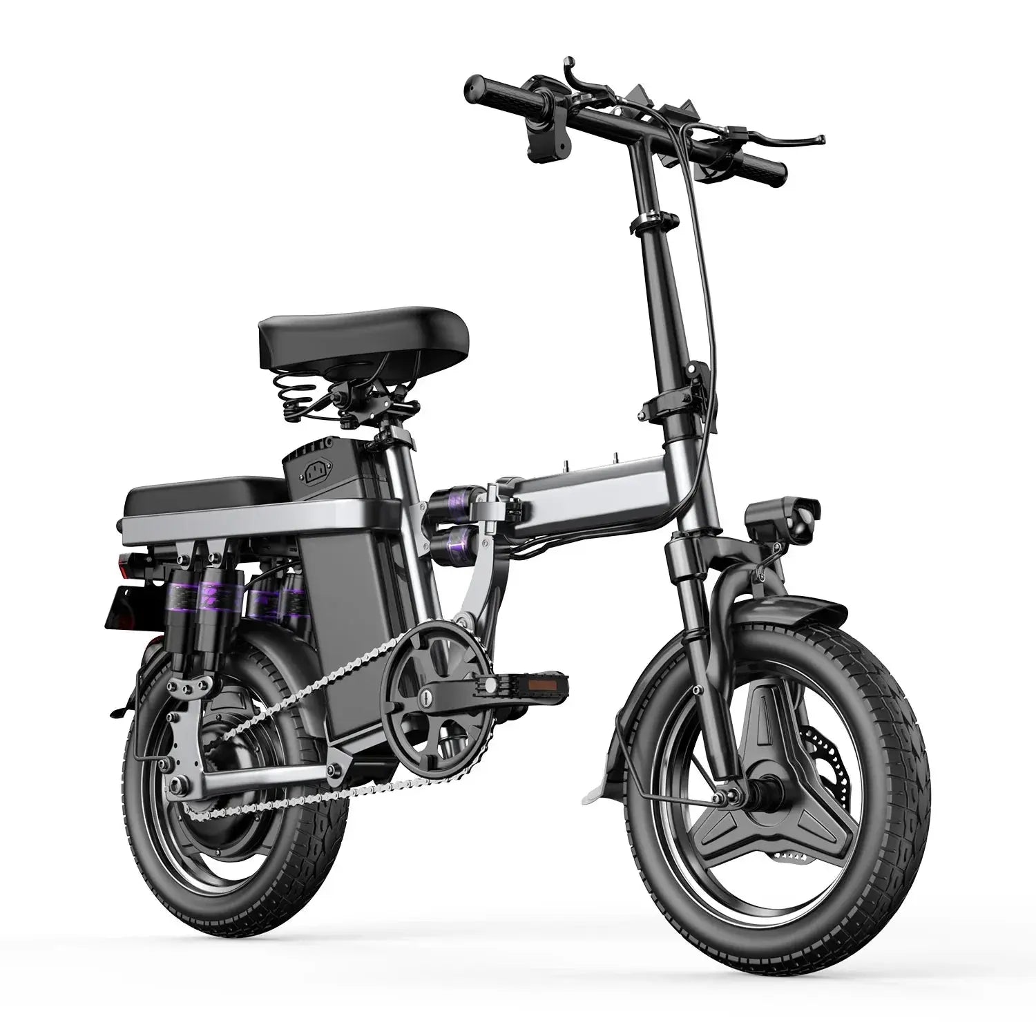 E-bike, multiple configuration options 400W motor 48V 30AH capacity, worry-free, safe and comfortable electric bicycle PowerGlide Motors & Accessories