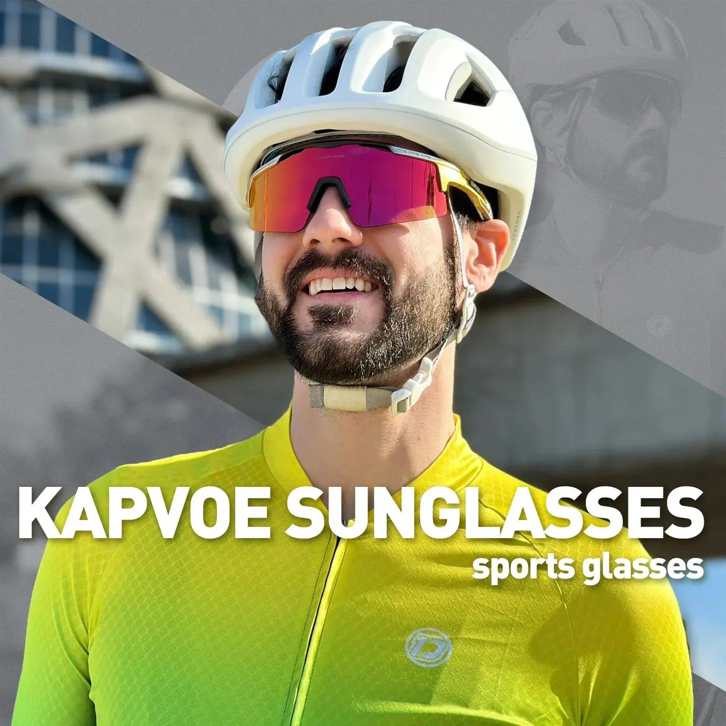 Kapvoe Photochromic Cycling Glasses MTB Riding Skating Sunglasses UV400 Polarized Fishing Goggles Man Woman Bike Bicycle Eyewear PowerGlide Motors & Accessories