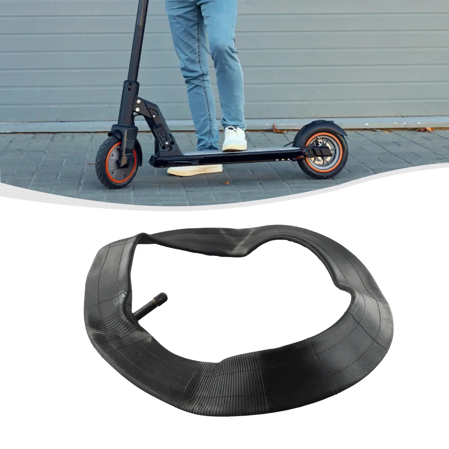 Rubber Bike Inner Tube 12 Inch Inner Tube 12 1/2x2 1/4(62-203) For E-Bike Scooter 12.5x2.125 Bike Tire Useful Valve Rubber Tube PowerGlide Motors & Accessories